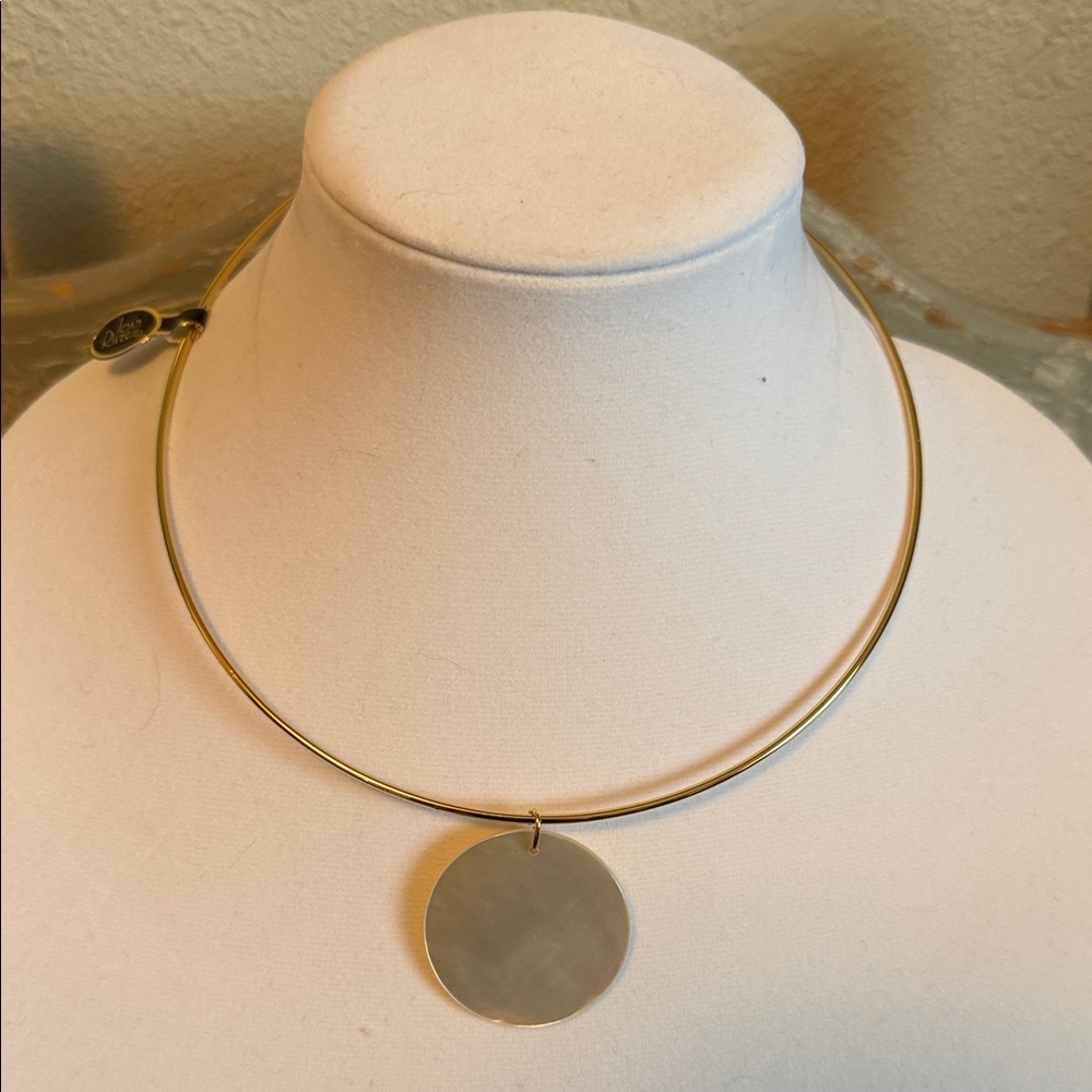 Joan Rivers Elegant Gold Pendant Chocker
